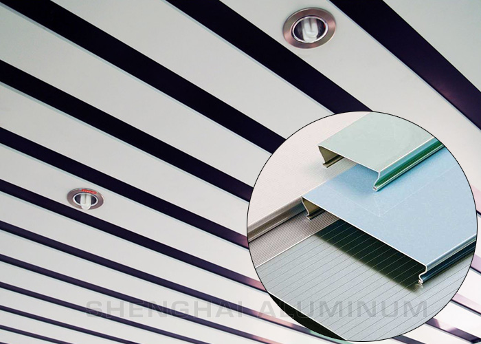 Aluminum Metal Strip Ceiling System